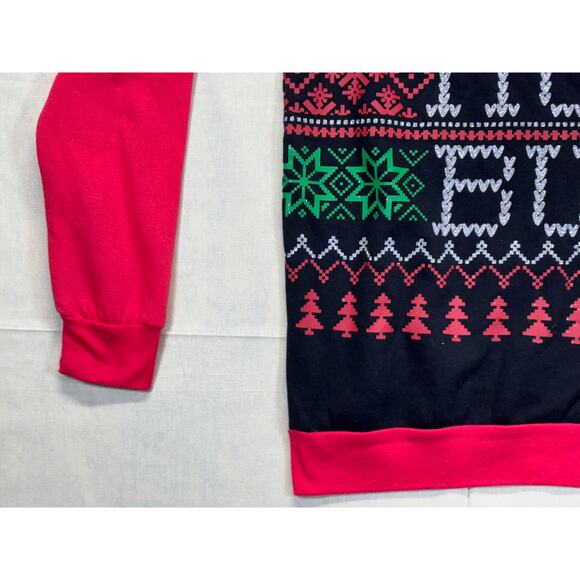Bah Hum Bug Christmas Sweater Women’s XL Funny Holiday Ugly Sweater - Picture 13 of 14